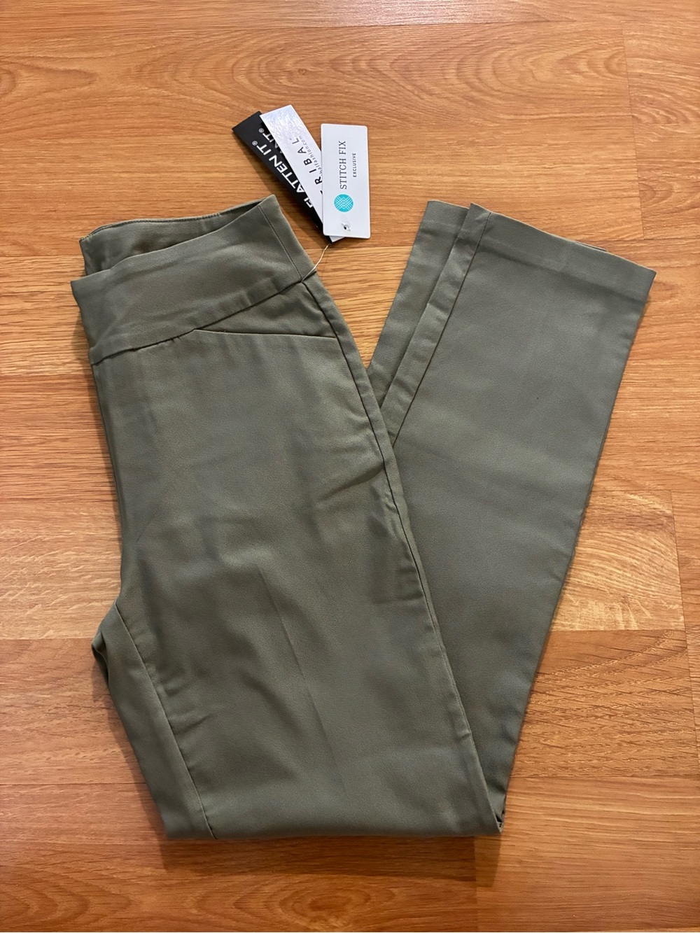 TRIBAL Stitch Fix Olive Green Pull-On Pants